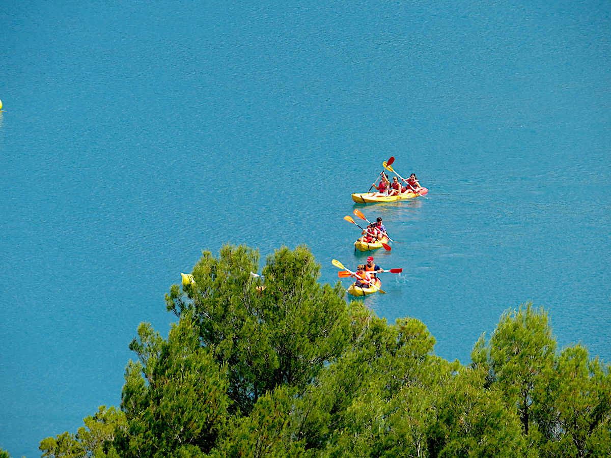 Kayak en las Lagunas de Ruidera, Laguna Colgada